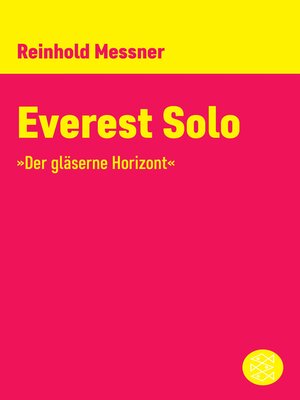 cover image of Everest Solo